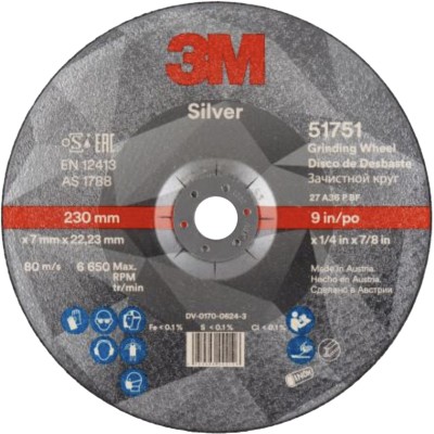 DISCO DESBASTE SILVER T27...